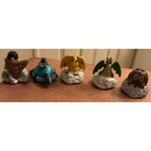 Lot If 5‎ Mixed Vintage 1996 Burger King Kids' Club YU-GI-OH Toy Pull Backs